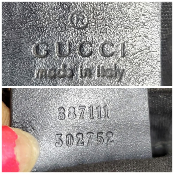 Authentic Gucci Imprime Monogram North South Studded Black GG Leather To… - Picture 4 of 16